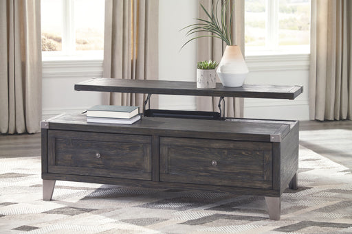 Todoe - Dark Gray - Lift Top Cocktail Table - JaxCo Furniture