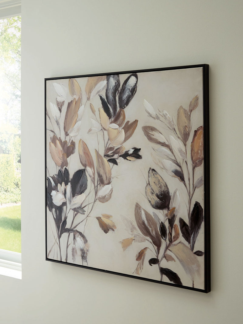 Trulow - Tan / Brown / Black - Wall Art - JaxCo Furniture