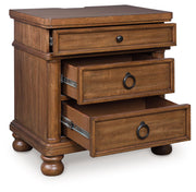 Rowlenstown - Three Drawer Night Stand - JaxCo Furniture
