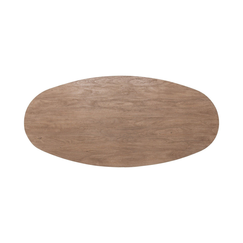 Amra - 94" Dining Table - Sandstone Greige - JaxCo Furniture