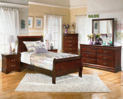Alisdair - Sleigh Bed - JaxCo Furniture