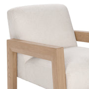 Aliza - Upholstered Accent Chair - Ivory - JaxCo Furniture