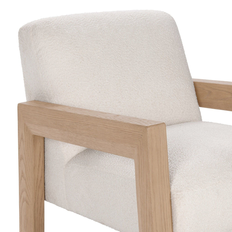 Aliza - Upholstered Accent Chair - Ivory - JaxCo Furniture