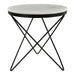 Haley - Side Table Black Base - Black - JaxCo Furniture