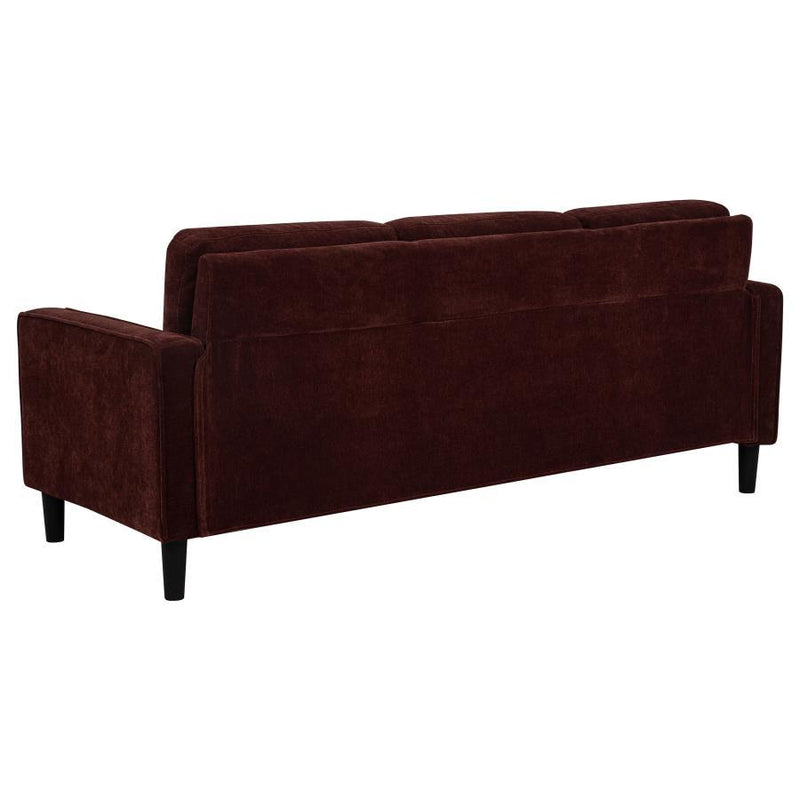 Ruth - Upholstered Track Arm Sofa Set - JaxCo Furniture