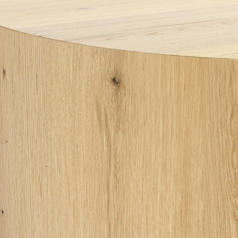 Layne - Round Coffee Table With Casters - JaxCo Furniture