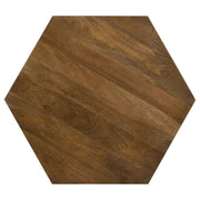 Zalika - Hexagonal Solid Mango Wood Table - JaxCo Furniture