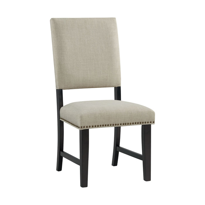 Maddox - Upholstered Side Chair (Set of 2) - Beige - JaxCo Furniture