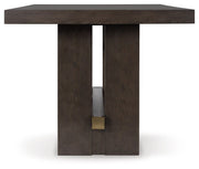 Burkhaus - Dark Brown - Rectangular Dining Room Counter Table - JaxCo Furniture