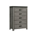 Wade - 5-Drawer Chest - Black Finish - JaxCo Furniture