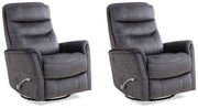 Gemini - Swivel Glider Recliner (Set of 2) - JaxCo Furniture
