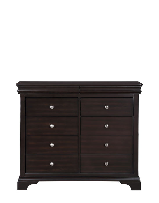 Dominique - Chesser - Dark Brown - JaxCo Furniture