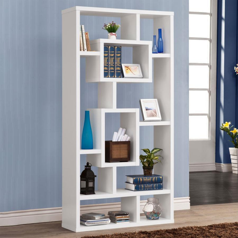 Corey - 8-Shelf Bookshelf - JaxCo Furniture