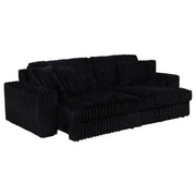 Jacana - Corduroy Upholstered Dual Power Chaise Sofa - JaxCo Furniture