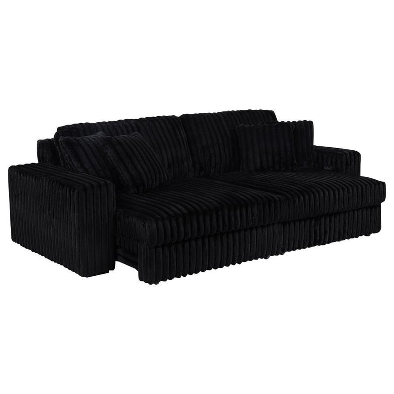 Jacana - Corduroy Upholstered Dual Power Chaise Sofa - JaxCo Furniture