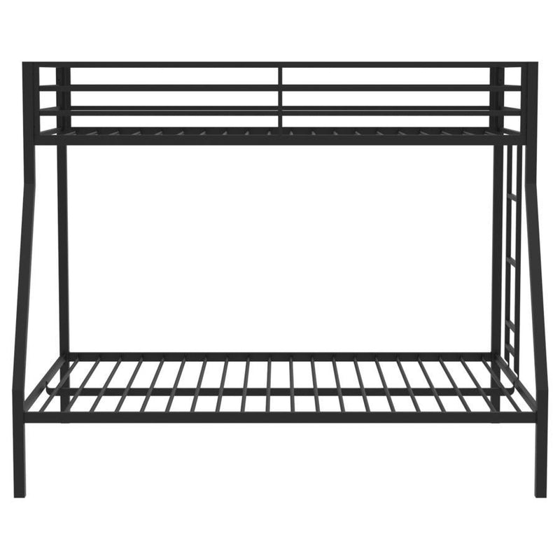 Alevera - Metal Bunk Bed With Ladder - JaxCo Furniture