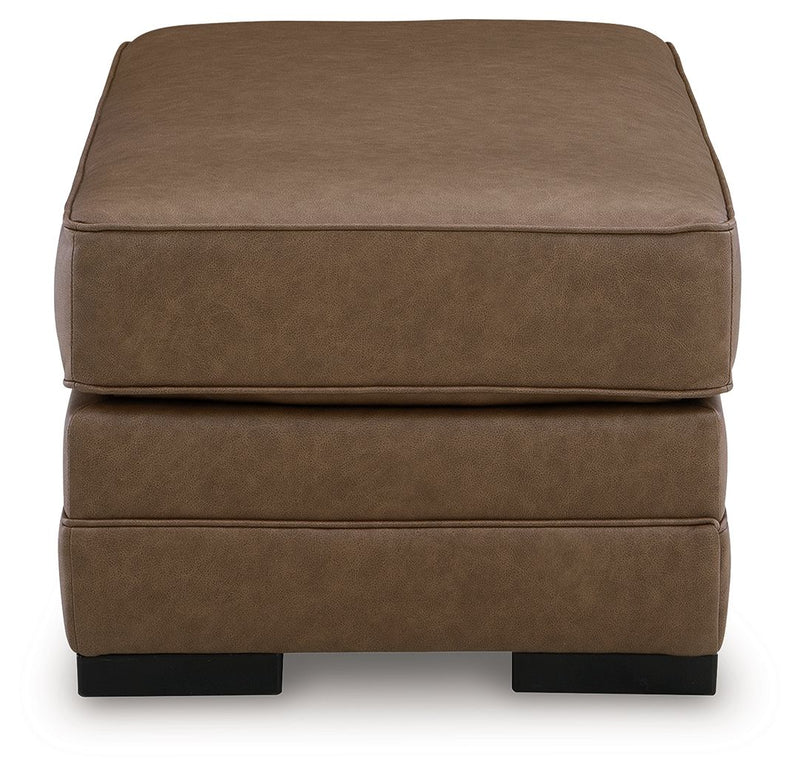 VillaCourt - Caramel - Ottoman - JaxCo Furniture