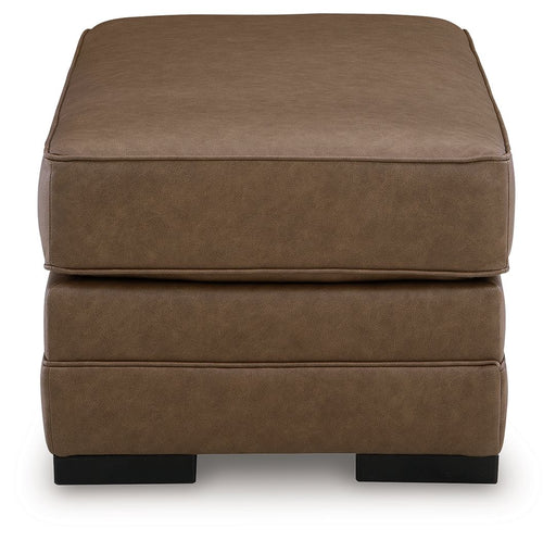VillaCourt - Caramel - Ottoman - JaxCo Furniture