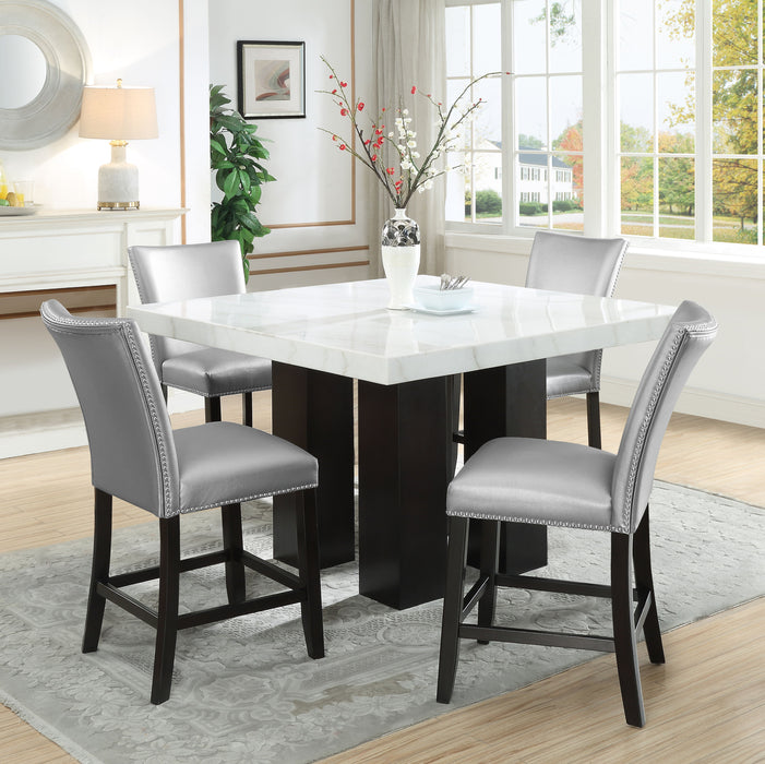 Camila - Square Counter Dining Set - White Top - JaxCo Furniture