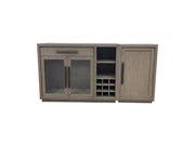 Pure Modern Dining - Multi-Functional Server With Bar Cabinet - Moonstone - JaxCo Furniture