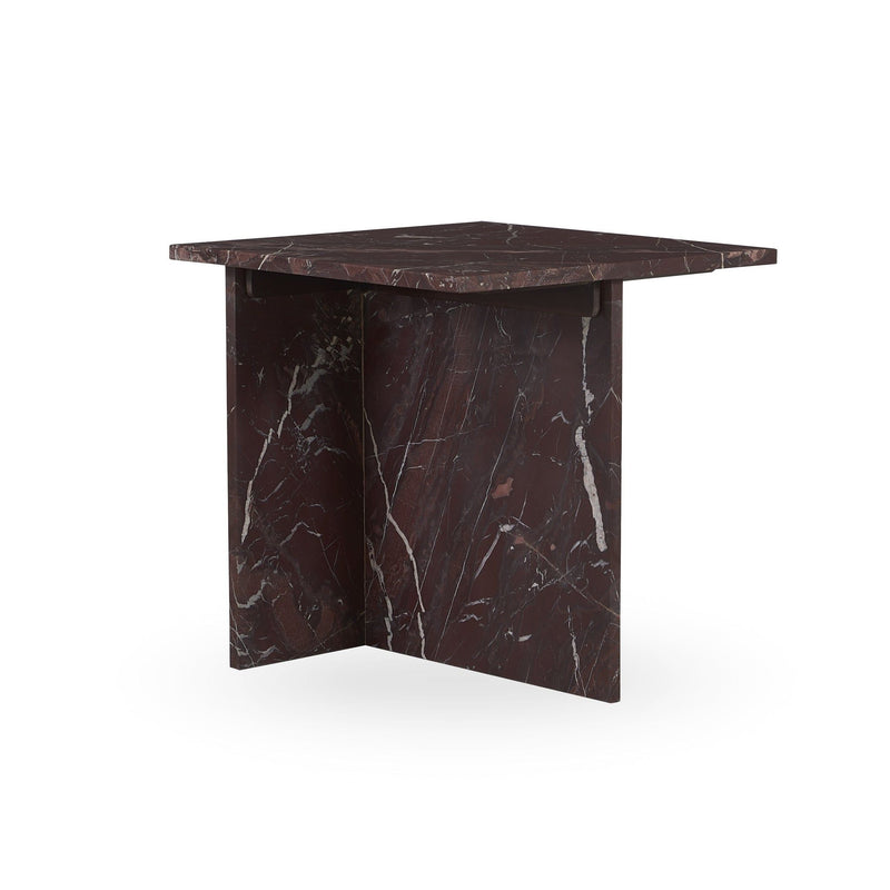 Bexly - Marble Square End Table - JaxCo Furniture