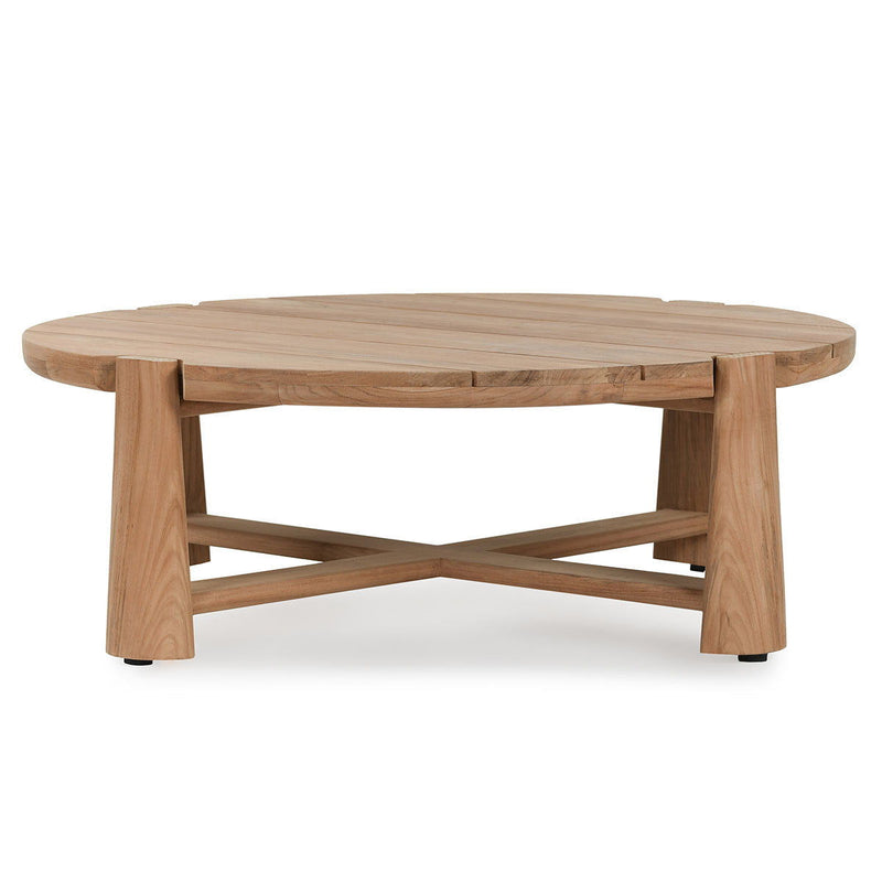 Aston - Outdoor Round Coffee Table - JaxCo Furniture