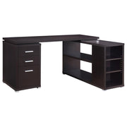 Yvette - 3-Drawer L-Shape Computer Desk - JaxCo Furniture