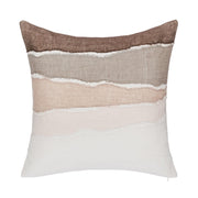 Bikram - 22" x 22" LN Pillow - Ivory / Mocha Cream - JaxCo Furniture