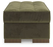Caspian-Town - Olive - Oversized Accent Ottoman - JaxCo Furniture