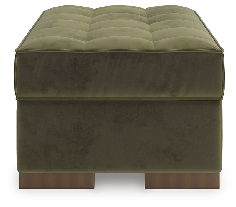 Caspian-Town - Olive - Oversized Accent Ottoman - JaxCo Furniture
