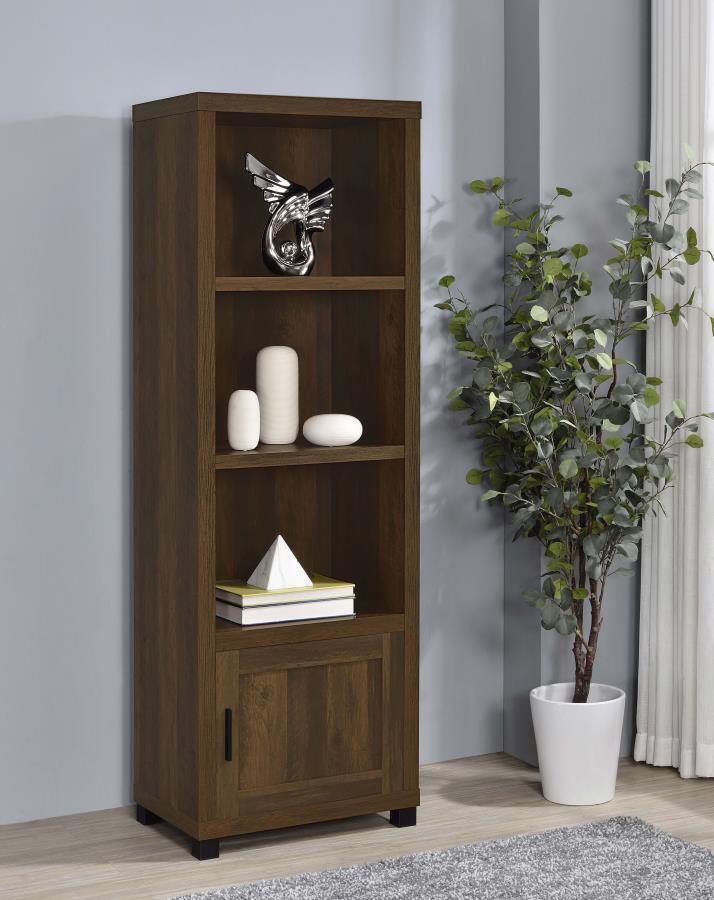 Sachin - 3-Shelf Engineered Wood Media Tower - JaxCo Furniture