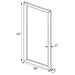 Barnett - Full Length Floor Or Wall Mirror - Silver - JaxCo Furniture