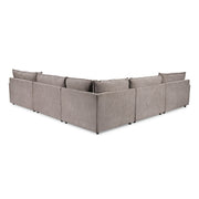 Caplan - 6 Piece Modular Sectional With Ottoman - JaxCo Furniture