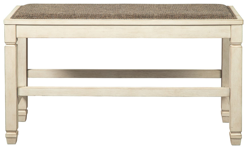 Bolanburg - Beige - DBL Counter UPH Bench - JaxCo Furniture