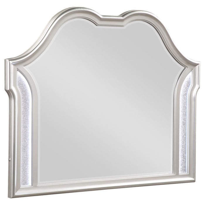 Evangeline - Dresser Mirror - Silver Oak - JaxCo Furniture