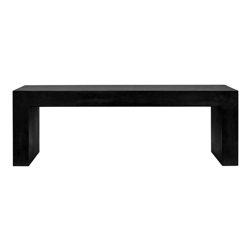 Lazarus - Outdoor Bench - Black - JaxCo Furniture