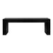 Lazarus - Outdoor Bench - Black - JaxCo Furniture