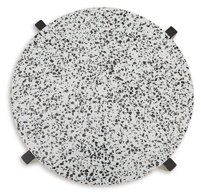 Tellrich - Black / White - Accent Table - JaxCo Furniture