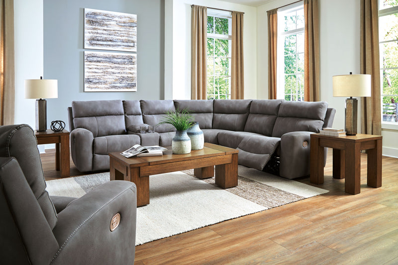 Next-gen Durapella - Power Reclinering Sectional Set - JaxCo Furniture