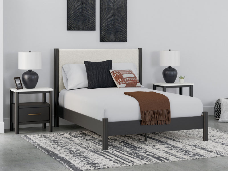 Cadmori - Upholstered Panel Bed - JaxCo Furniture