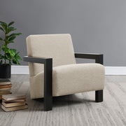 Fitzroy - Boucle Upholstered Accent Arm Chair - JaxCo Furniture