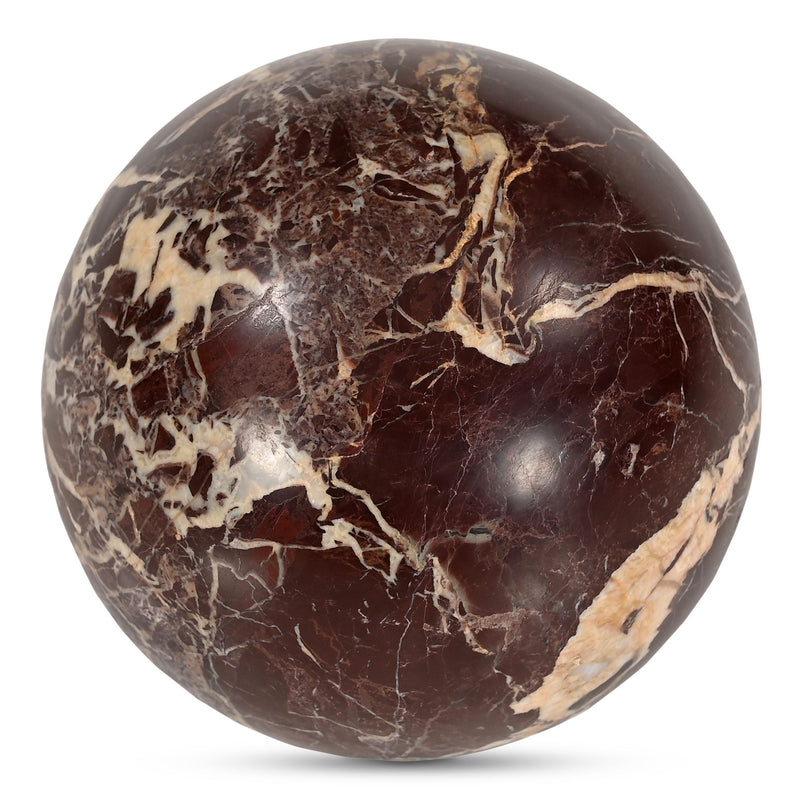Odessa - Sphere Tabletop Accent - Dark Brown - JaxCo Furniture