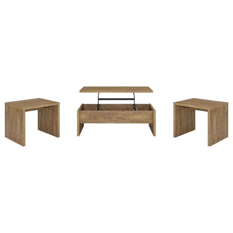 Canoga - Lift Top Cocktail Coffee Table Set - Mango - JaxCo Furniture
