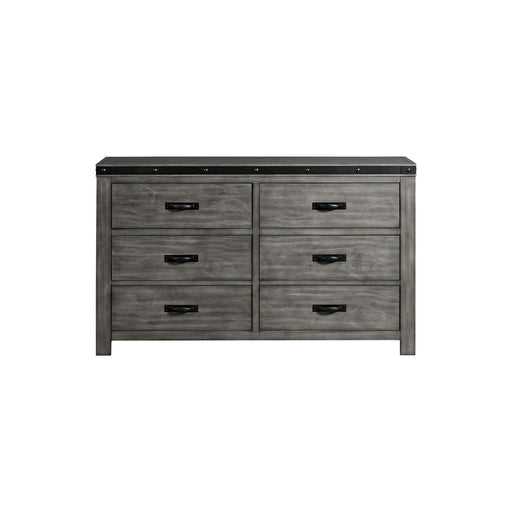 Wade - Youth Dresser (6 Drawer) - Black Finish - JaxCo Furniture