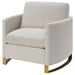 Corliss - Upholstered Arched Arm Accent Chair - Beige - JaxCo Furniture