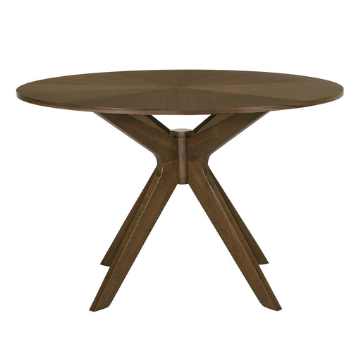 Weston - Round Dining Table - Walnut - JaxCo Furniture