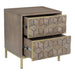 Corolla - Nightstand - Gray - JaxCo Furniture