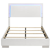 Felicity - Wood LED Panel Bed - JaxCo Furniture