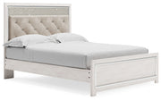 Altyra - White - Queen Panel Bed With Roll Slats - JaxCo Furniture