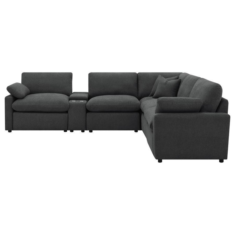 Collins - 6-Piece Modular Power Reclining Sectional - JaxCo Furniture